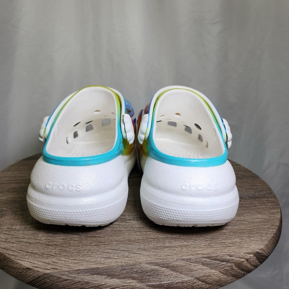 CROCS X Care Bears Collaboration Crush Clog Light On Platform Multicolor M6 W8 - Picture 4 of 10